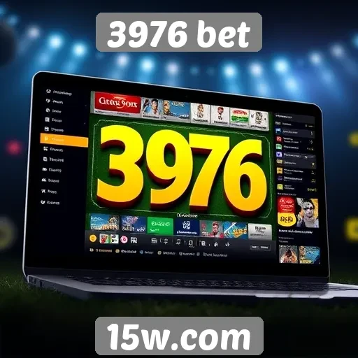Usabilidade e design do site 3976 bet